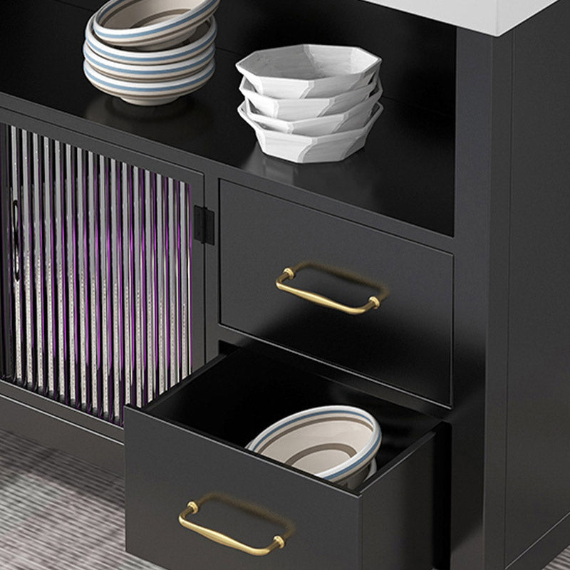 Isola moderna dell'isola da cucina sala da pranzo Isola da cucina con cassetto