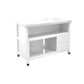 Modern Kitchen Island Table Dining Room Prep Table with Storage Cabinet