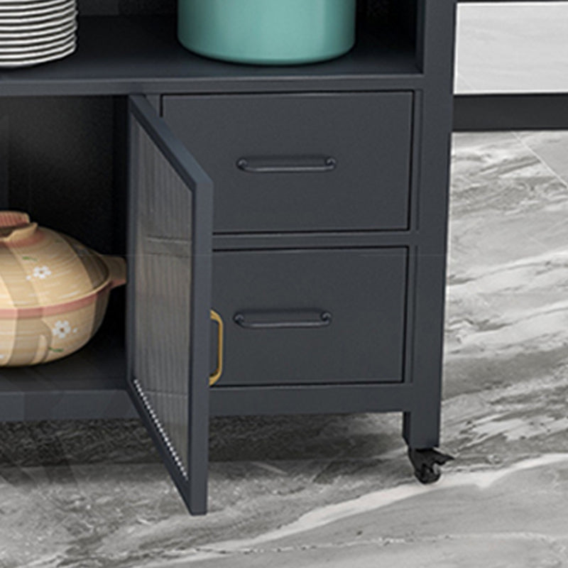 Tavolo da pranzo moderno da cucina per cucina tavolo da preparazione con armadio