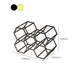 Tabletop Glam Style Wine Rack Metal Wine Bottle Rack for Living Room Clearhalo 'furn' 'furn_wine_racks' 'Furniture' 'Kitchen & Dining Furniture' 'Wine Racks' 'wine_racks' 6844990