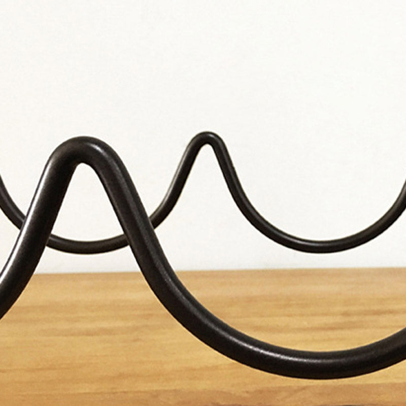 Porta bottiglia da piano da banco da 17,3 "W Porta del portabottiglie di lusso in stile Luxury