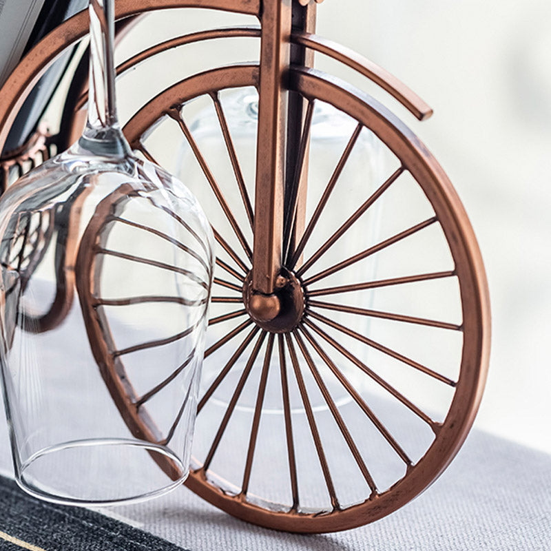 Glam Tabletop Wine Rack Metal Wine Bottle & Glass Rack for Living Room Clearhalo 'furn' 'furn_wine_racks' 'Furniture' 'Kitchen & Dining Furniture' 'Wine Racks' 'wine_racks' 6845022