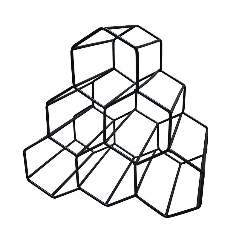 Portabottiglie in metallo con piano glam in metallo per soggiorno per soggiorno