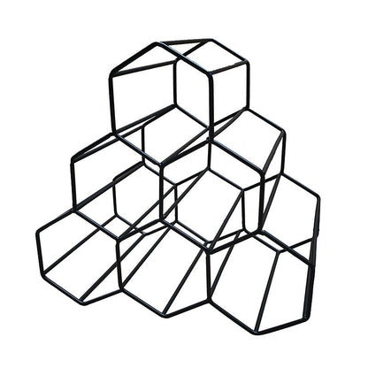 Portabottiglie in metallo con piano glam in metallo per soggiorno per soggiorno