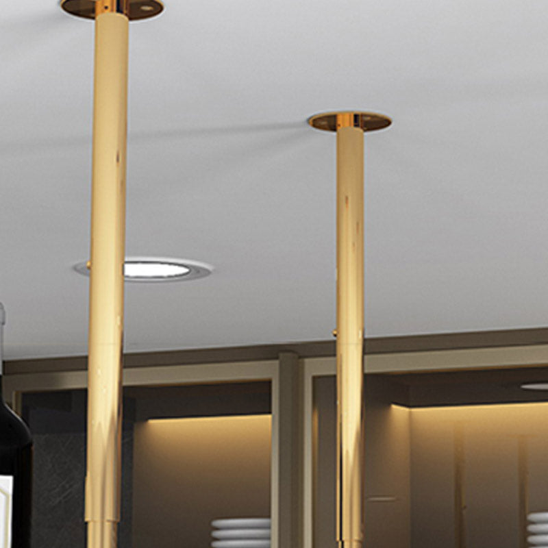 Glam Hanging Wine Rack Metal Wine Bottle & Glass Rack for Living Room Clearhalo 'furn' 'furn_wine_racks' 'Furniture' 'Kitchen & Dining Furniture' 'Wine Racks' 'wine_racks' 6845061