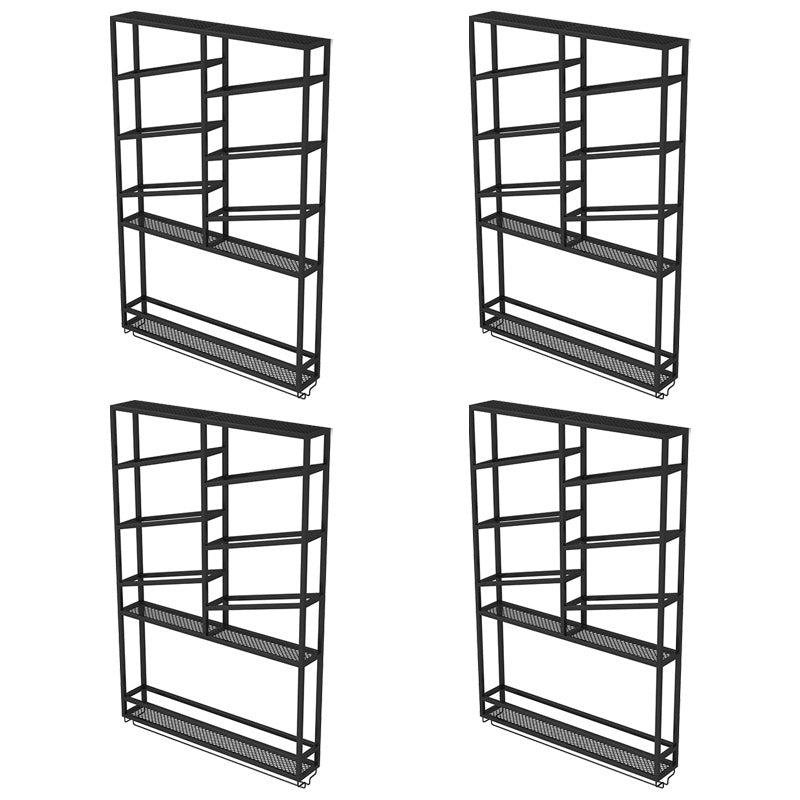 メタルワインラックワイン壁に取り付けられたボトルとガラスラックは、ダイニングルーム用の光なし