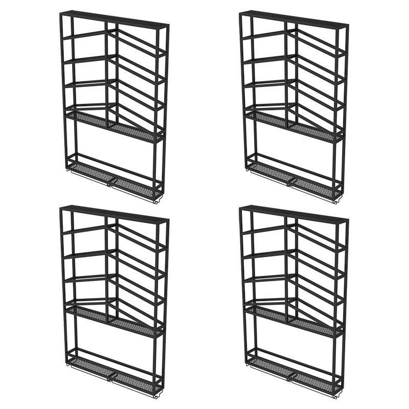 メタルワインラックワイン壁に取り付けられたボトルとガラスラックは、ダイニングルーム用の光なし