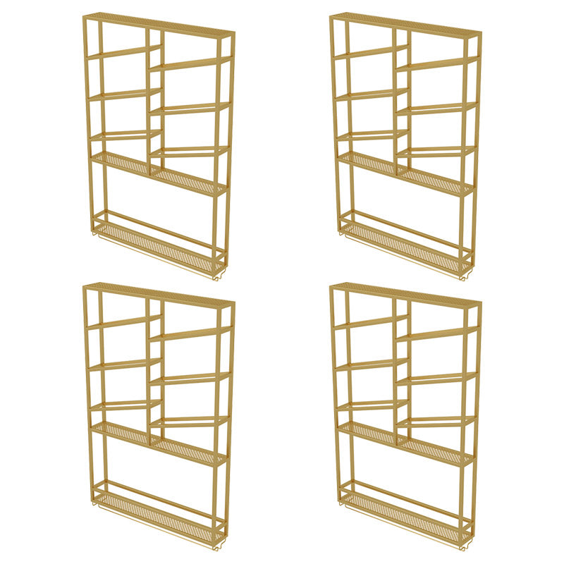 Metalen wijnrek wijn wand gemonteerde fles en glazen rek zonder licht voor eetkamer