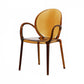 Home Dining Side Chair Kitchen Contemporary Plastic Dining Arm Chair
