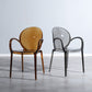 Home Dining Side Chair Kitchen Contemporary Plastic Dining Arm Chair