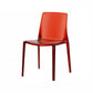 Kitchen Dining Side Chair Contemporary Plastic Dining Armless  Chair