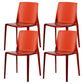 Kitchen Dining Side Chair Contemporary Plastic Dining Armless  Chair