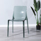 Kitchen Dining Side Chair Contemporary Plastic Dining Armless  Chair