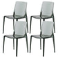Kitchen Dining Side Chair Contemporary Plastic Dining Armless  Chair