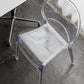 Open Back Dining Side Chair Contemporary Plastic Dining Chair