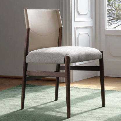 Dining Room Industrial Dining Chair Upholstered Solid Wood Side Chair Armless 1 Piece Clearhalo 'Dining Chairs' 'Dining Tables & Seating' 'dining_chair' 'furn' 'furn_dining_chair' 'Furniture' 'Kitchen & Dining Furniture' 6845879