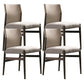 Dining Room Industrial Dining Chair Upholstered Solid Wood Side Chair Armless 4 Piece Set Clearhalo 'Dining Chairs' 'Dining Tables & Seating' 'dining_chair' 'furn' 'furn_dining_chair' 'Furniture' 'Kitchen & Dining Furniture' 6845889