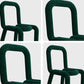 Home Fabric Side Chair Glam Style Open Back Armless Chair Set