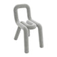 Home Fabric Side Chair Glam Style Open Back Armless Chair Set