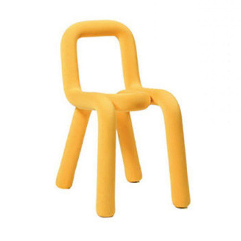 Home Fabric Side Chair Glam Style Open Back Armless Chair Set