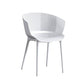 Silla de comedor de espalda abierta silla de comedor de plástico moderno