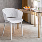 Silla de comedor de espalda abierta silla de comedor de plástico moderno