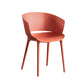Silla de comedor de espalda abierta silla de comedor de plástico moderno
