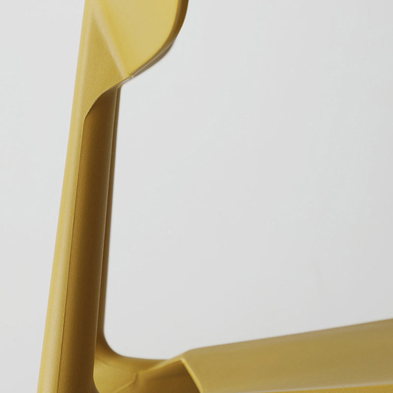 Kitchen Plastic Side Chair Modern Style Open Back Armless Chair Set Clearhalo 'Dining Chairs' 'Dining Tables & Seating' 'dining_chair' 'furn' 'furn_dining_chair' 'Furniture' 'Kitchen & Dining Furniture' 6846054
