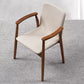 Contemporary Solid Wood Dining Chair Upholstered Arm Chair Home Clearhalo 'Dining Chairs' 'Dining Tables & Seating' 'dining_chair' 'furn' 'furn_dining_chair' 'Furniture' 'Kitchen & Dining Furniture' 6846253