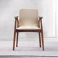 Contemporary Solid Wood Dining Chair Upholstered Arm Chair Home Clearhalo 'Dining Chairs' 'Dining Tables & Seating' 'dining_chair' 'furn' 'furn_dining_chair' 'Furniture' 'Kitchen & Dining Furniture' 6846262