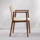 Contemporary Solid Wood Dining Chair Upholstered Arm Chair Home Clearhalo 'Dining Chairs' 'Dining Tables & Seating' 'dining_chair' 'furn' 'furn_dining_chair' 'Furniture' 'Kitchen & Dining Furniture' 6846263