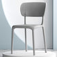 Modern Indoor-Outdoor Chair Plastic Open Back Dining Chair Set Grey 1 Piece Clearhalo 'Dining Chairs' 'Dining Tables & Seating' 'dining_chair' 'furn' 'furn_dining_chair' 'Furniture' 'Kitchen & Dining Furniture' 6846327