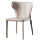 Faux Leather Dining Chair Modern Style Wingback Armless Chair Clearhalo 'Dining Chairs' 'Dining Tables & Seating' 'dining_chair' 'furn' 'furn_dining_chair' 'Furniture' 'Kitchen & Dining Furniture' 6846377