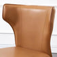 Faux Leather Dining Chair Modern Style Wingback Armless Chair Clearhalo 'Dining Chairs' 'Dining Tables & Seating' 'dining_chair' 'furn' 'furn_dining_chair' 'Furniture' 'Kitchen & Dining Furniture' 6846379