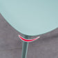 Plastic Dining Chair Modern Style Open Back Dining Armless Chair