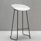 Industrial Plastic Bar Stool Armless Dining Stool with Metal Base Clearhalo 'Bar Furniture' 'Bar Stools' 'bar_stools' 'furn' 'furn_bar_stools' 'Furniture' 'Kitchen & Dining Furniture' 6846553