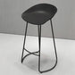 Industrial Plastic Bar Stool Armless Dining Stool with Metal Base Clearhalo 'Bar Furniture' 'Bar Stools' 'bar_stools' 'furn' 'furn_bar_stools' 'Furniture' 'Kitchen & Dining Furniture' 6846556
