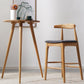 Faux Leather Dining Stools Industrial Style Bar Stool with Solid Wood Base Clearhalo 'Bar Furniture' 'Bar Stools' 'bar_stools' 'furn' 'furn_bar_stools' 'Furniture' 'Kitchen & Dining Furniture' 6846613