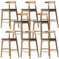 Faux Leather Dining Stools Industrial Style Bar Stool with Solid Wood Base Natural 8 Piece Set Clearhalo 'Bar Furniture' 'Bar Stools' 'bar_stools' 'furn' 'furn_bar_stools' 'Furniture' 'Kitchen & Dining Furniture' 6846618
