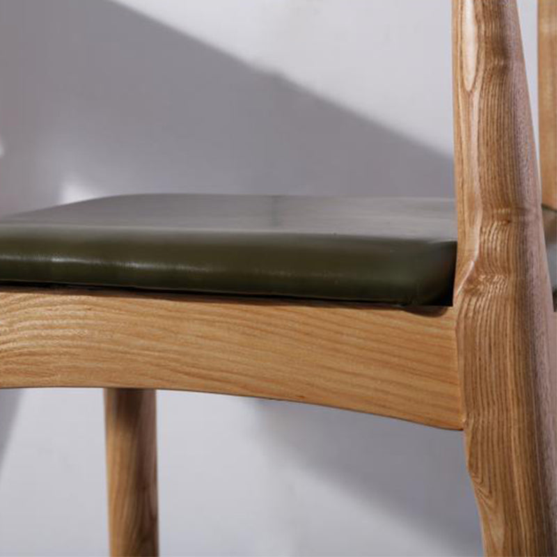 Faux Leather Dining Stools Industrial Style Bar Stool with Solid Wood Base Clearhalo 'Bar Furniture' 'Bar Stools' 'bar_stools' 'furn' 'furn_bar_stools' 'Furniture' 'Kitchen & Dining Furniture' 6846619
