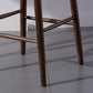 Faux Leather Dining Stools Industrial Style Bar Stool with Solid Wood Base Clearhalo 'Bar Furniture' 'Bar Stools' 'bar_stools' 'furn' 'furn_bar_stools' 'Furniture' 'Kitchen & Dining Furniture' 6846622