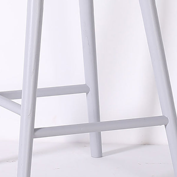 Sgabello moderno sgabello da bar in legno da bar con le gambe in legno