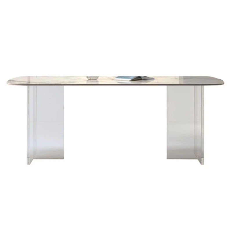 Moderno 1/7 pezzi da pranzo set in pietra tavolo da pranzo per cucina sala da pranzo