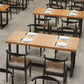 Industrial 1/5 Pieces Dining Set Rectangle Pine Wood Dining Table for Cafe Clearhalo 'Dining Room Sets' 'Dining Tables & Seating' 'dining_room_set' 'furn' 'furn_dining_room_set' 'Furniture' 'Kitchen & Dining Furniture' 6846732