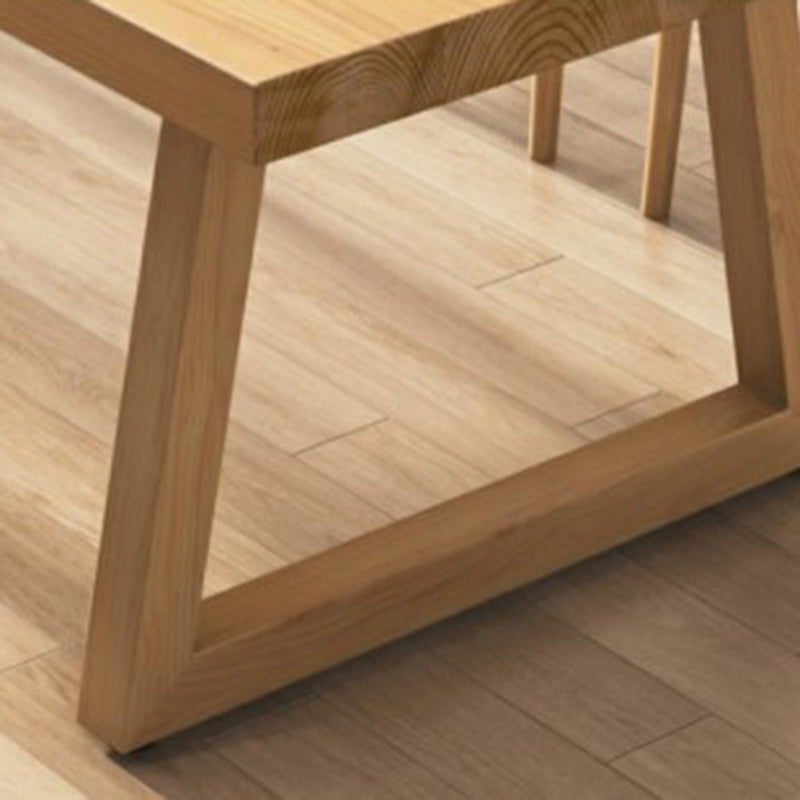 Mesa de comedor de madera rectangular de 1/4 piezas industrial para el comedor para el comedor