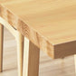 Mesa de comedor de madera rectangular de 1/4 piezas industrial para el comedor para el comedor
