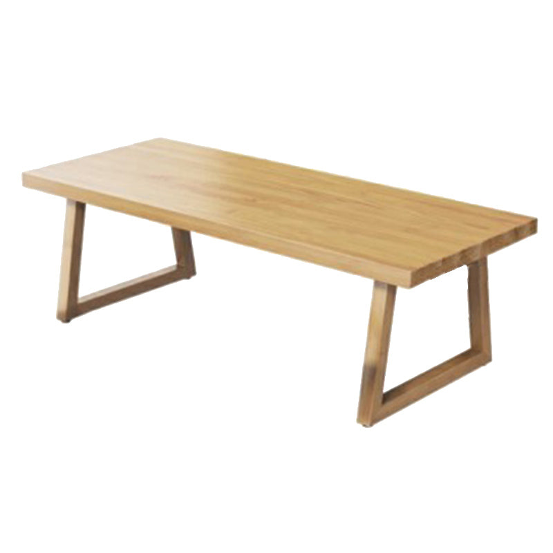Mesa de comedor de madera rectangular de 1/4 piezas industrial para el comedor para el comedor