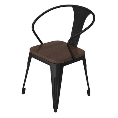 Industrial 1/5 Pieces Dining Set Rectangle Pine Wood Dining Table for Barbecue Shop