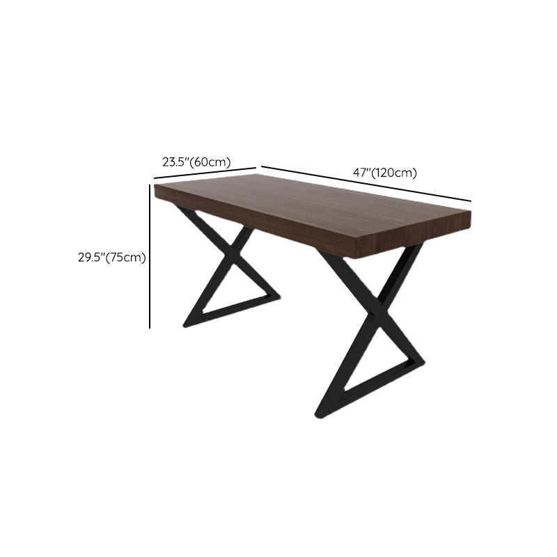 Industrial 1/5 Pieces Dining Set Rectangle Pine Wood Dining Table for Barbecue Shop