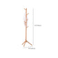 Solid Wood Entrance Hall Tree Modern Style Simple Home Floor Coat Rack